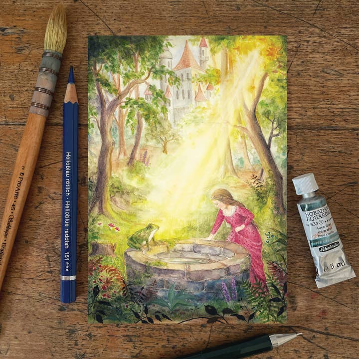 The Frog Prince for wholesale by Mhairi Hellbrandt Illustration