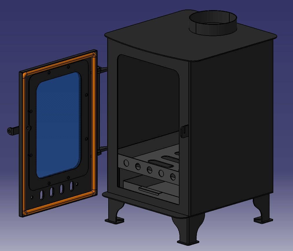 blackseametalworks - Wholesale Fire Pit - Wood Burning Stove, Caravan Mini Stove, Camping Stove, Camp Tent Stove, Camping Heating, School Bus Conversion Stove, Stove Ashtray6