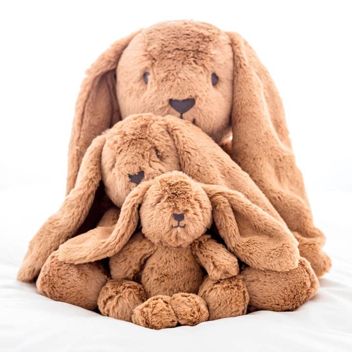 OB Australia - Wholesale Stuffed/Plush Toy - Kids & Baby - Bailey Caramel Bunny Soft Toy 13.5"/34cm
