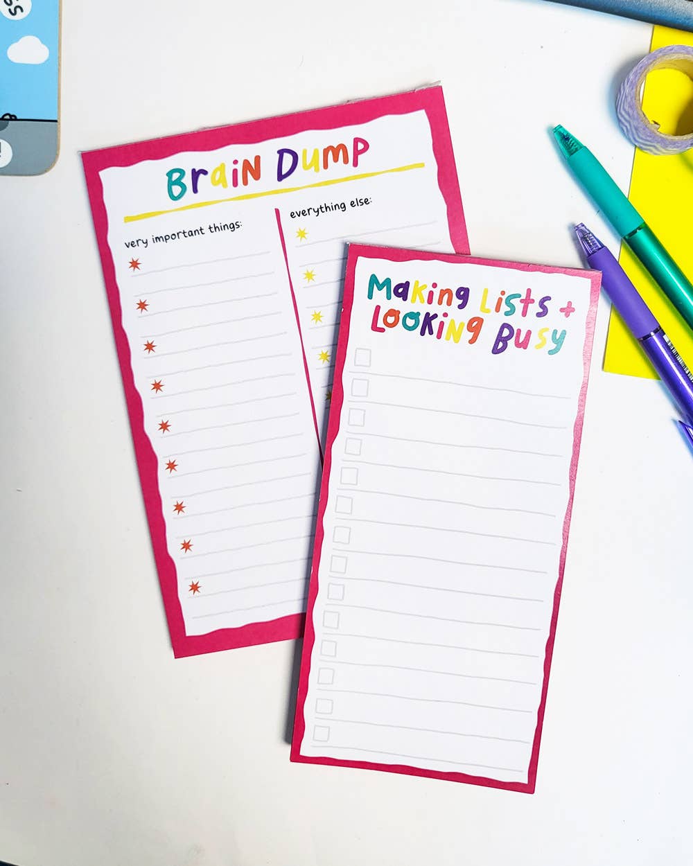 The Playful Indian – wholesale Notepad – Making Lists & Looking Busy - DL List Pad1