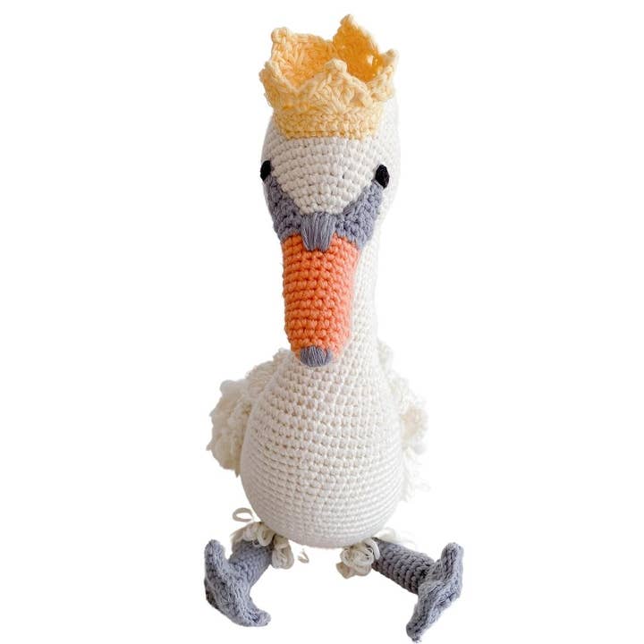 BEBEMOSS, LLC - Wholesale Stuffed/Plush Toy - Kids & Baby - Stuffed animal toy, swan, organic cotton