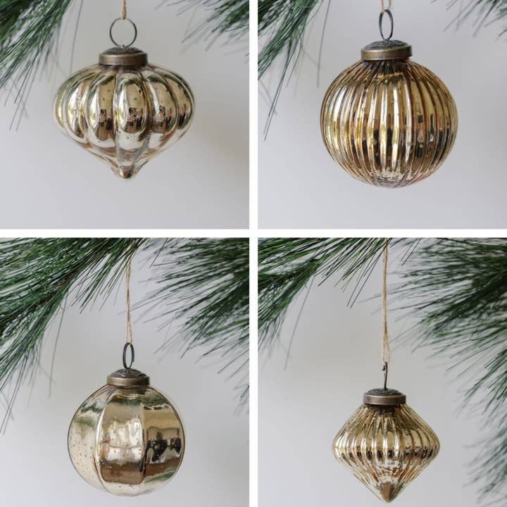 3" Mercury Glass Ornament for wholesale by CG Hunter