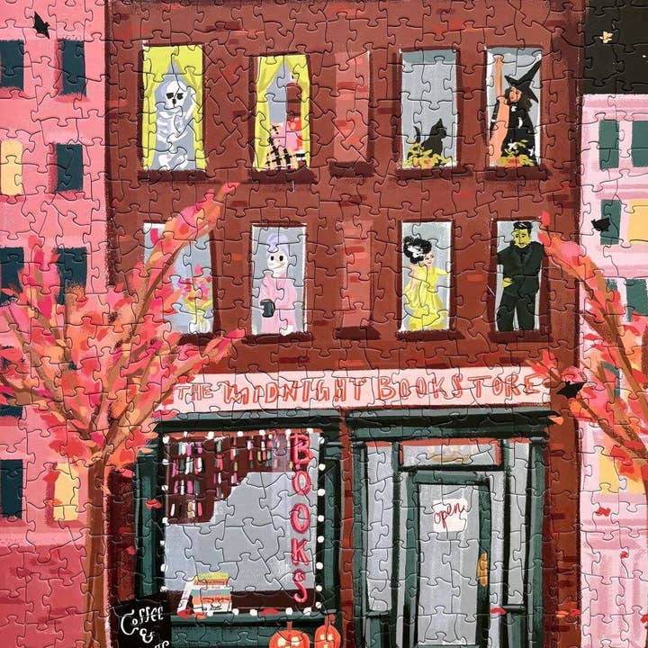 Puzzle Weekend - Wholesale Puzzle - Adult - Spooky Street 500 Piece Halloween Puzzle4