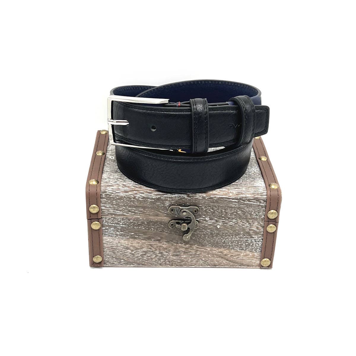 Suie Valentini srl - Wholesale Belt - Men's - Gifts Idea, Leather Belt with Wooden Box, Armata d4