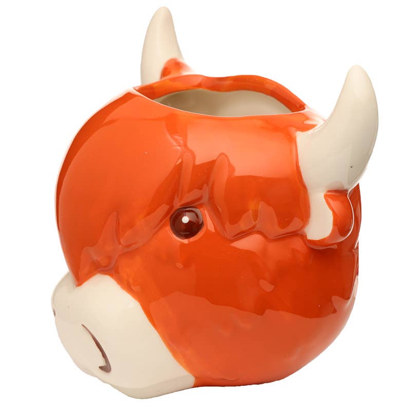 Puckator Ltd – wholesale Väggkruka – Keramiska Highland Coo Ko Huvud vägg planter/växt kruka4