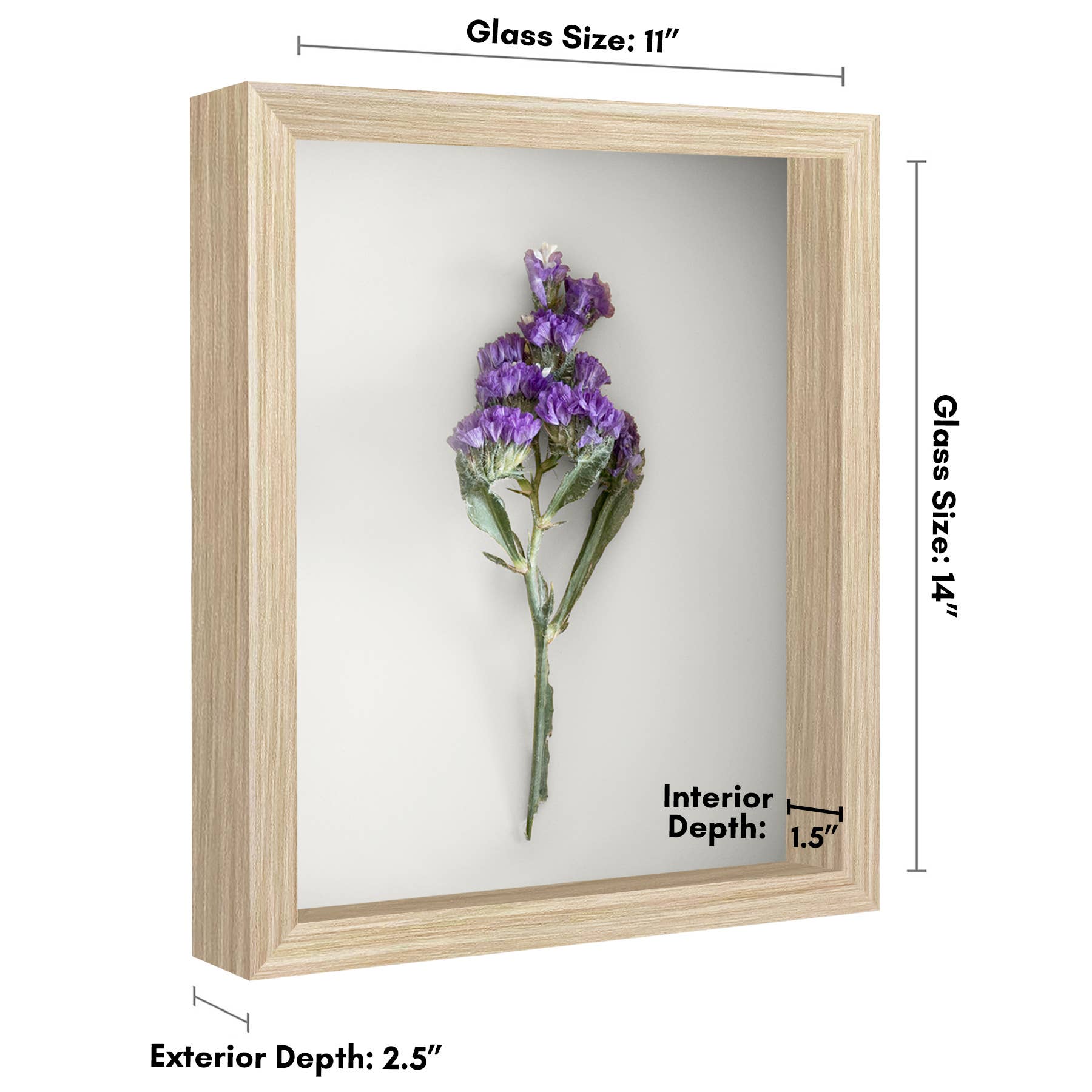 Americanflat - Wholesale Picture Frame - Americanflat Shadow Box Frame with Soft Felt Back16