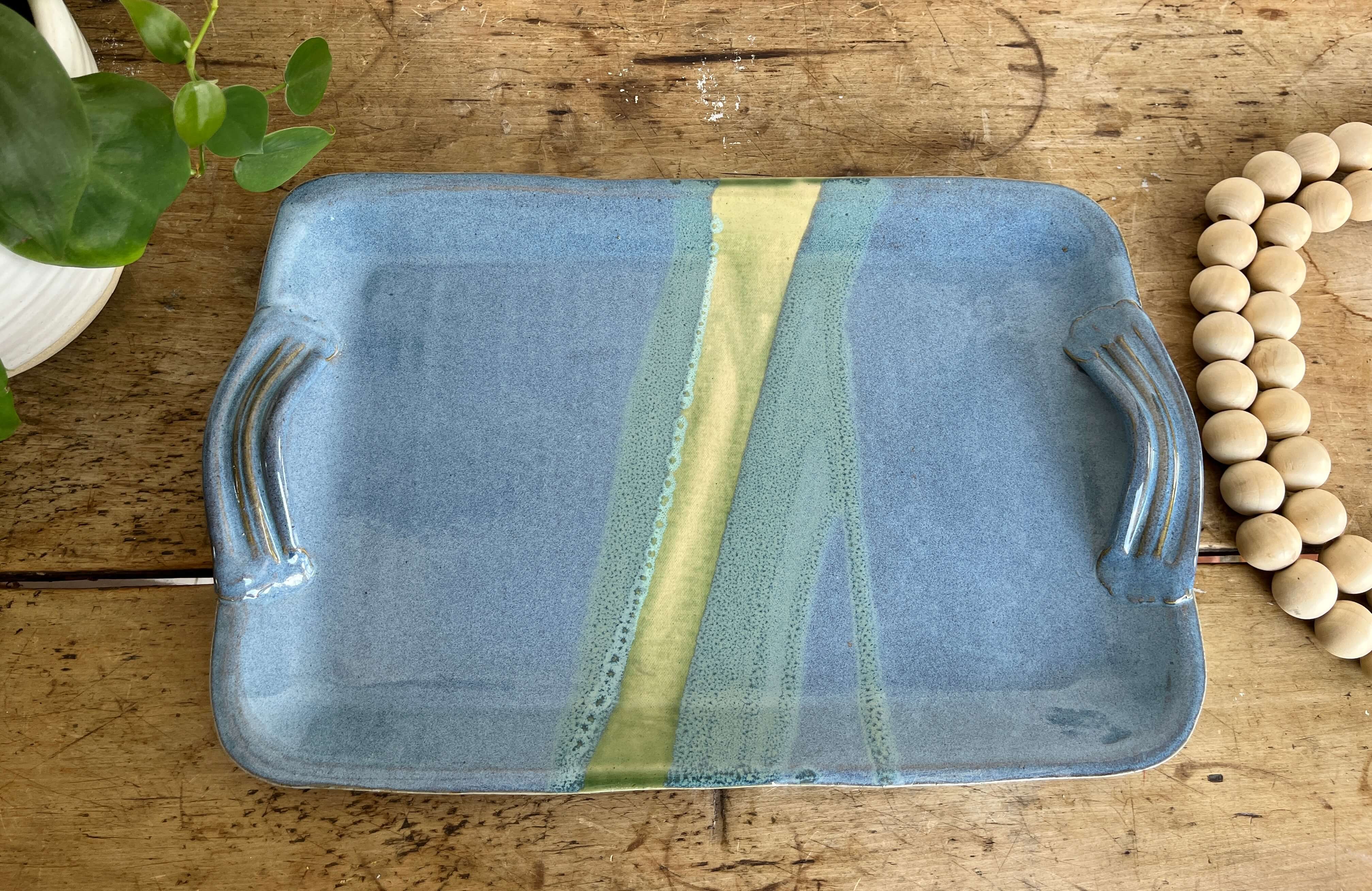 Coastal Clay Co. - Wholesale Platter - Large Serving Platter Handmade Pottery Tray12