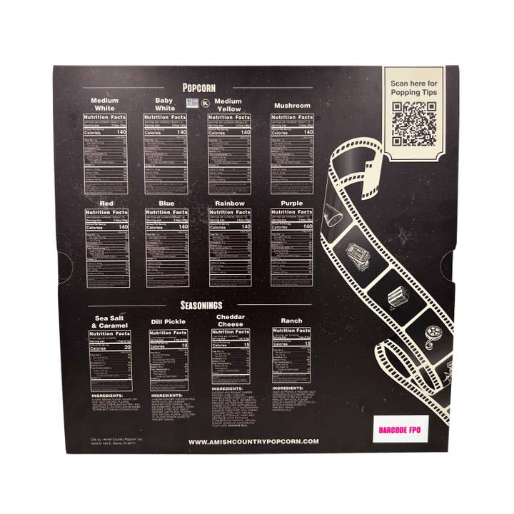 Amish Country Popcorn - Wholesale Retailer Sample - Food & Drink - Movie Night Variety Pack1