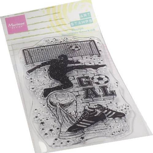 Ecstasy Crafts Distributing - Wholesale Rubber/decorative stamp - Art Stamps - Soccer0