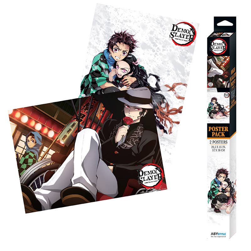 ABYstyle - Wholesale Poster - Demon Slayer Characters S3 Unframed Poster 2 pcs1