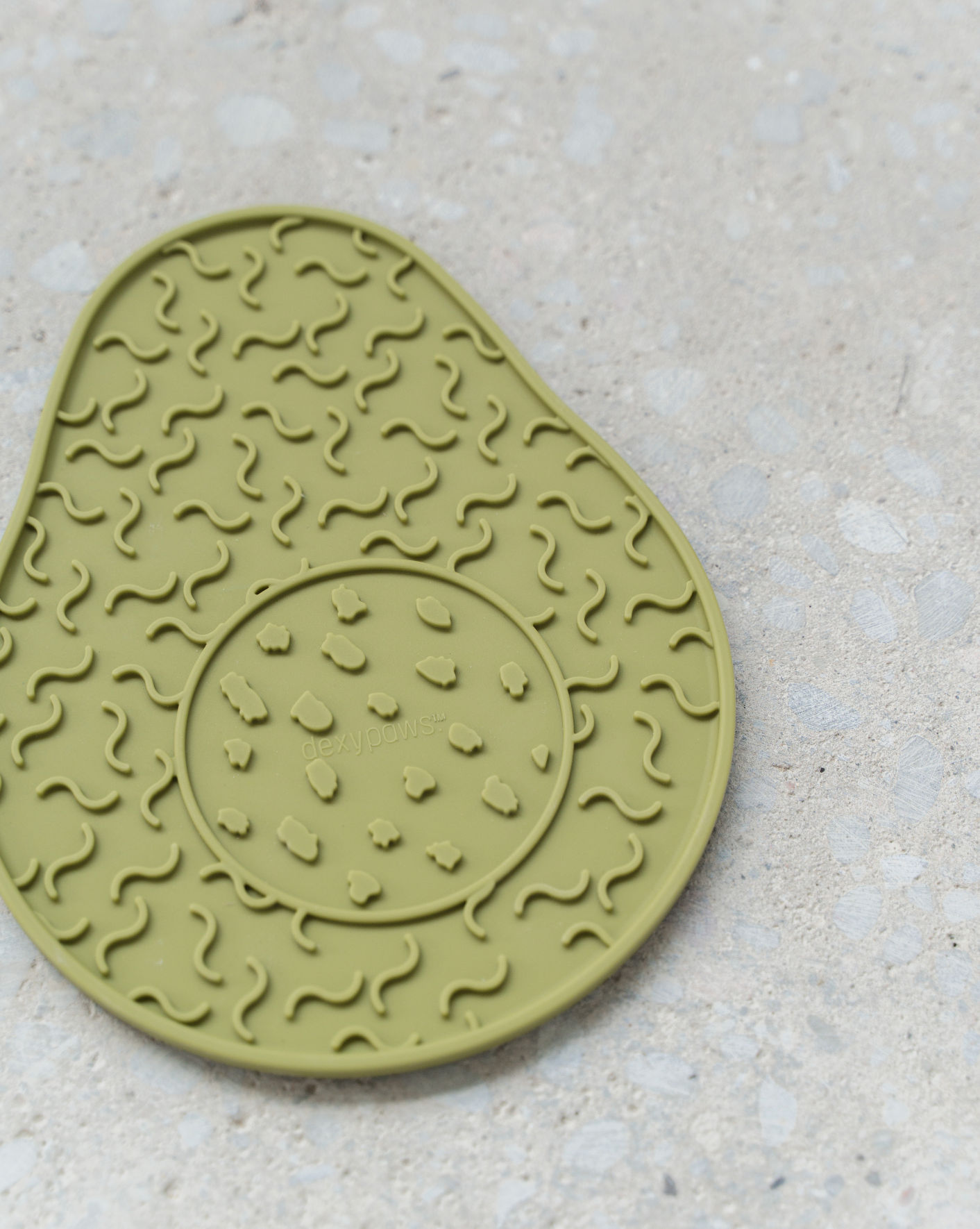 dexypaws - Wholesale Pet Food Mat - Dog - Avocado Enrichment Lick Mat3