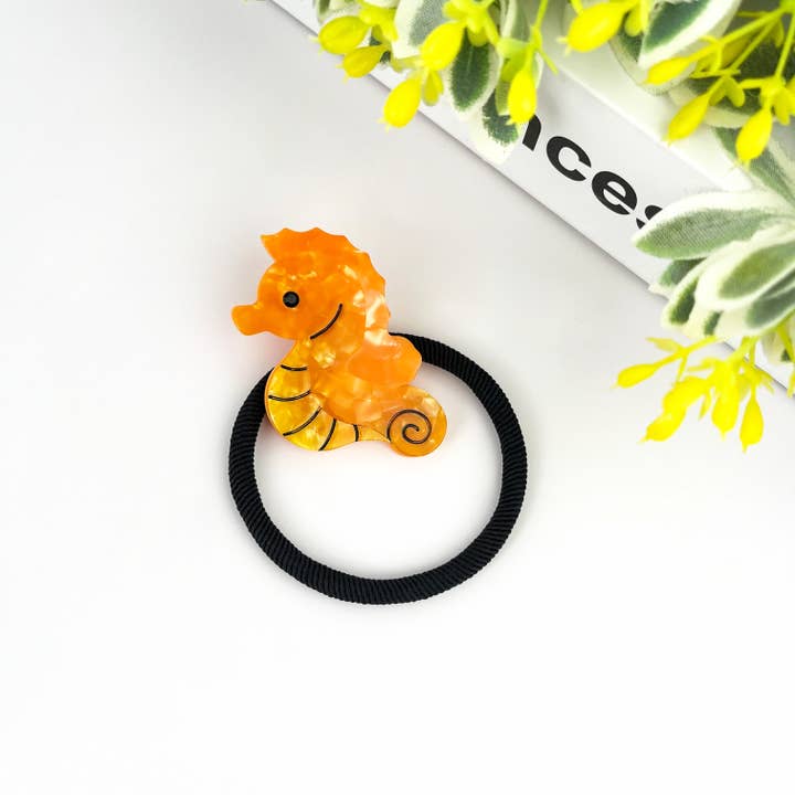 TheDivaSoap - Wholesale Hair Tie - Acetate Marine Animal Hair Tie, Funny Hair Ties