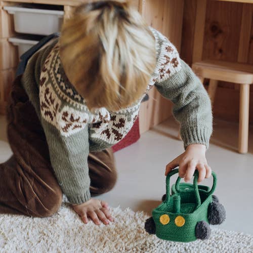 Lorena Canals - Wholesale Basket - Kids & Baby - Basket Tractor4