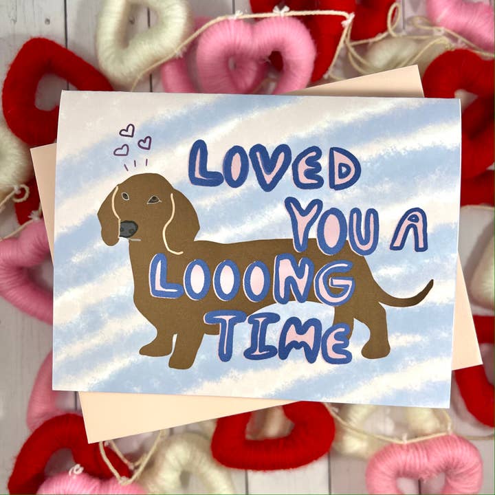 Loved You A Long Time Card for wholesale by Paper Vibes