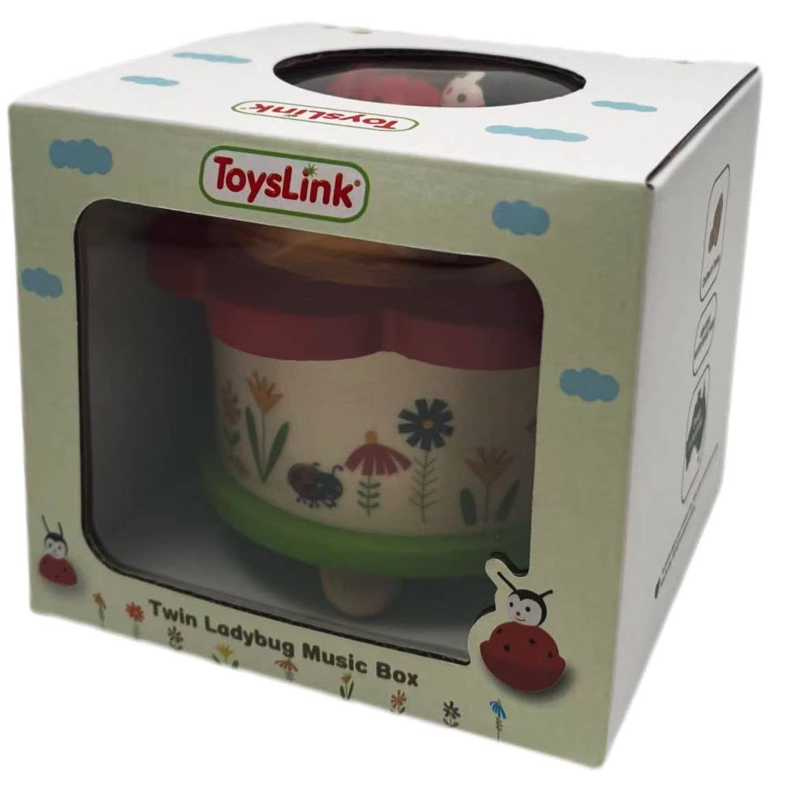 ToysLink - Wholesale Music Box - Kids & Baby - Music Box Twin Ladybug1