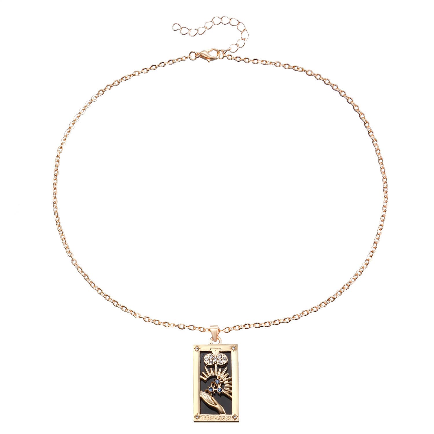 Gemscape UK - Wholesale Pendant/Charm Necklace - Tarot Design Necklace with Crystal - Chic Trendy Jewellery21