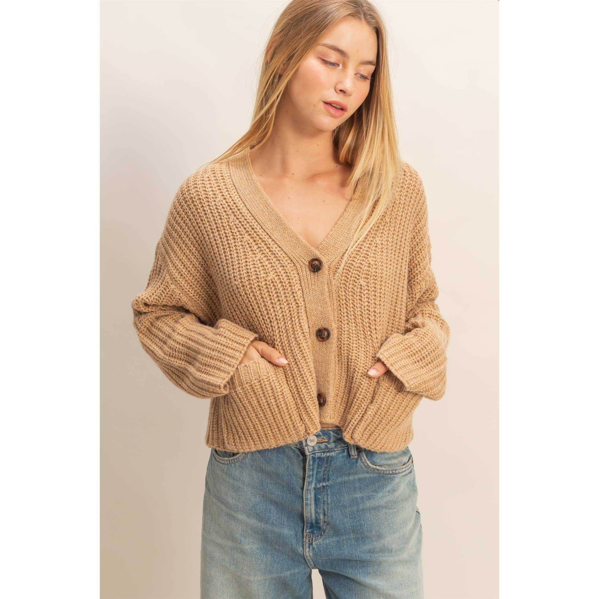 HYFVE - Wholesale Cardigan - Women's - Oversized Ribbed Sweater Cardigan13