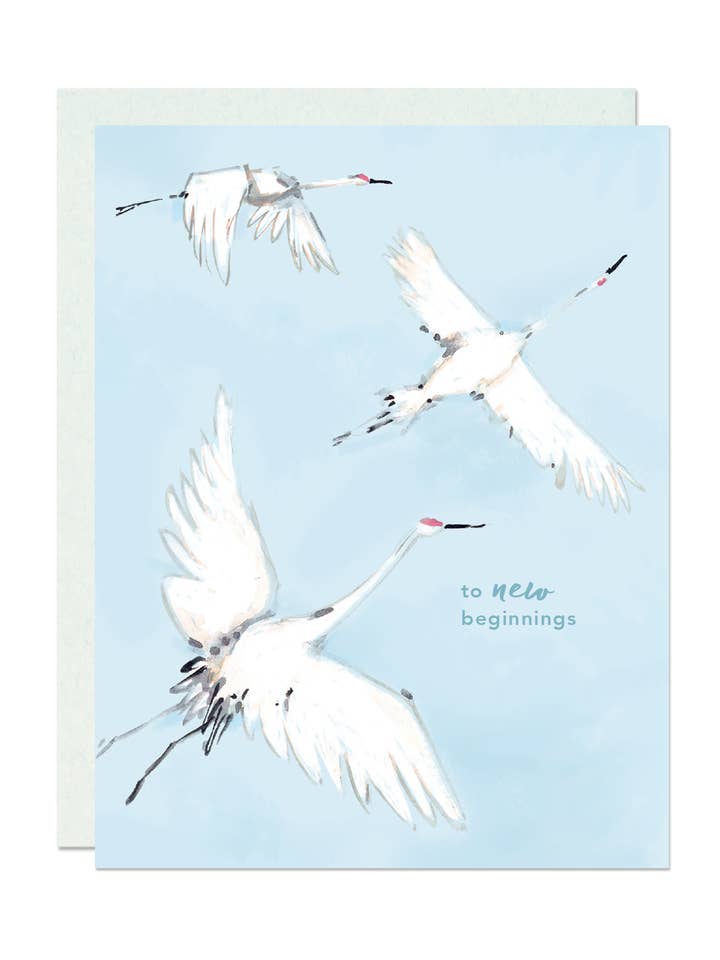 Tarjeta de felicitación To New Beginnings para venta al por mayor de Darling Lemon