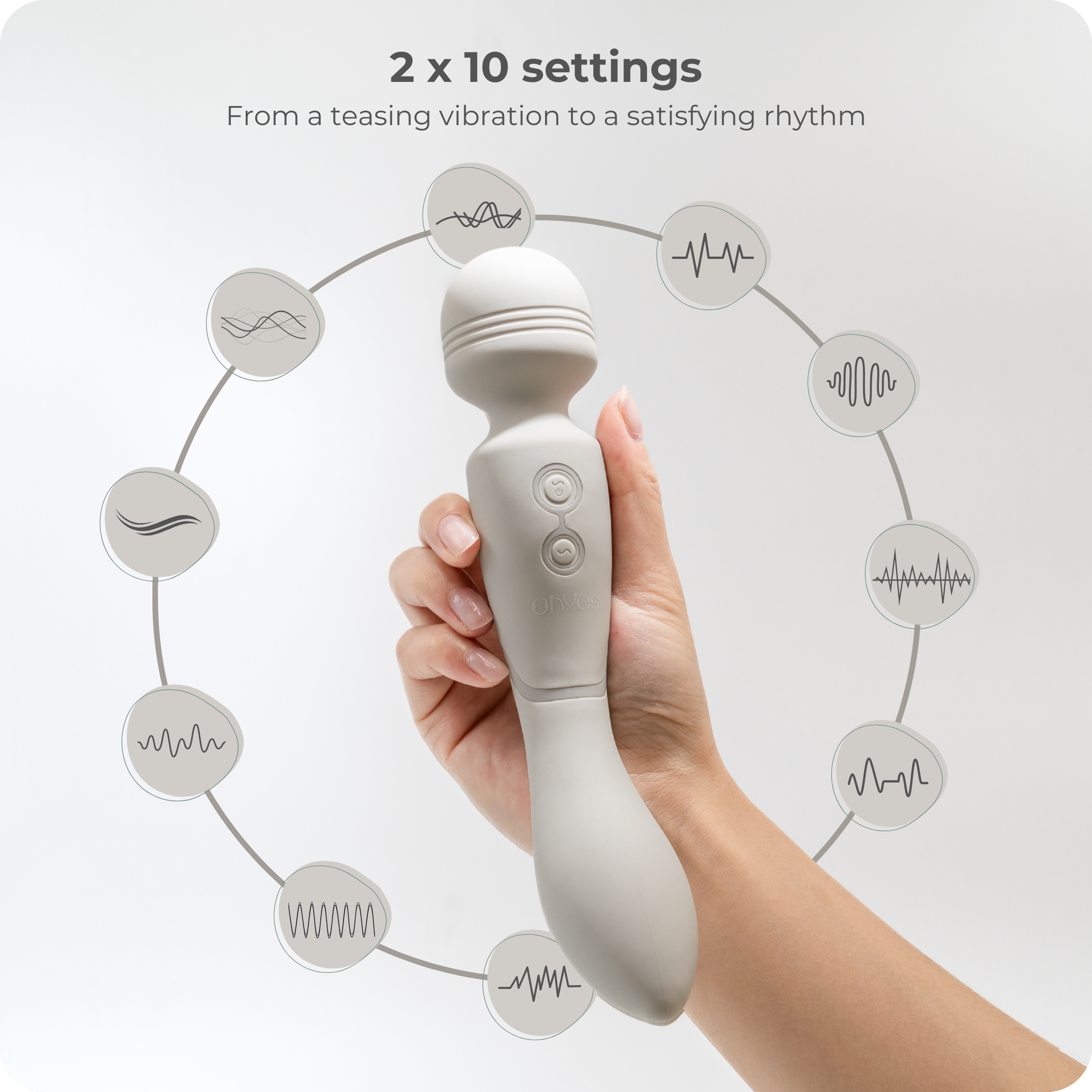 ohyes - Wholesale Sex Toy - OHYES Magic Wand Vibrator - Dual Wand and G Spot Massager8