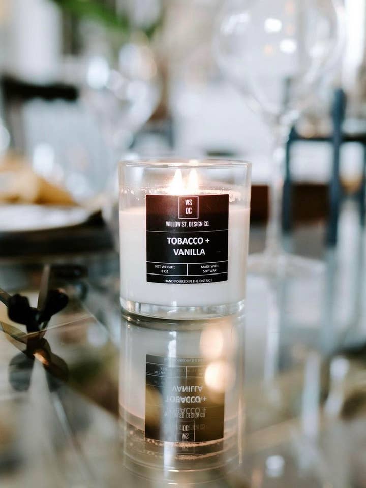 Tobacco + Vanilla for wholesale by Willow St. Design Co