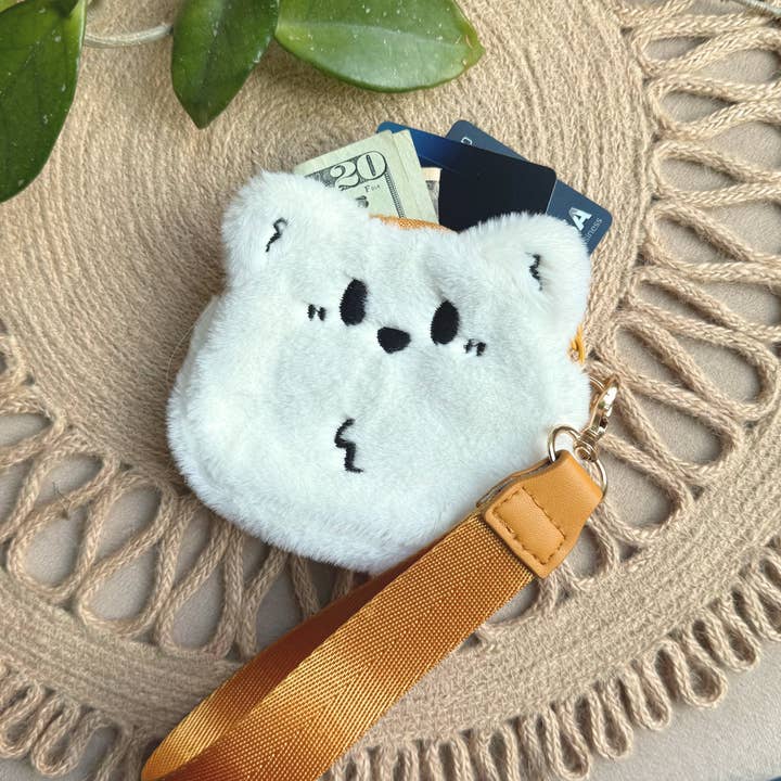 Fuzzy Shoob Coin Pouch for wholesale by Biscuitfloof Studios