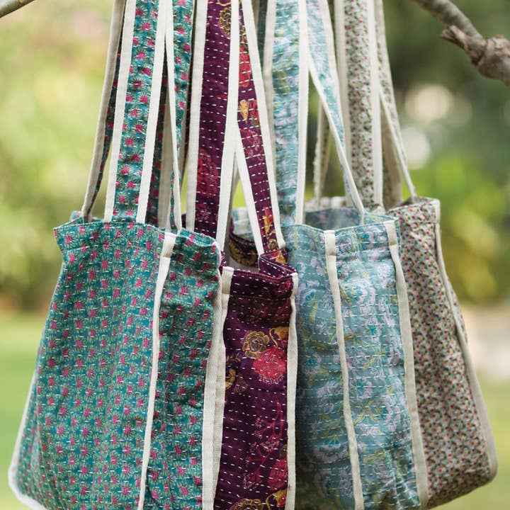 Sevya Handmade - Wholesale Tote Bag - Women's - Kantha Market Bags