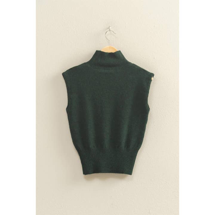 Double Zero - Wholesale Knit Sweater - Women's - High Neck Sleeveless Knit Top19