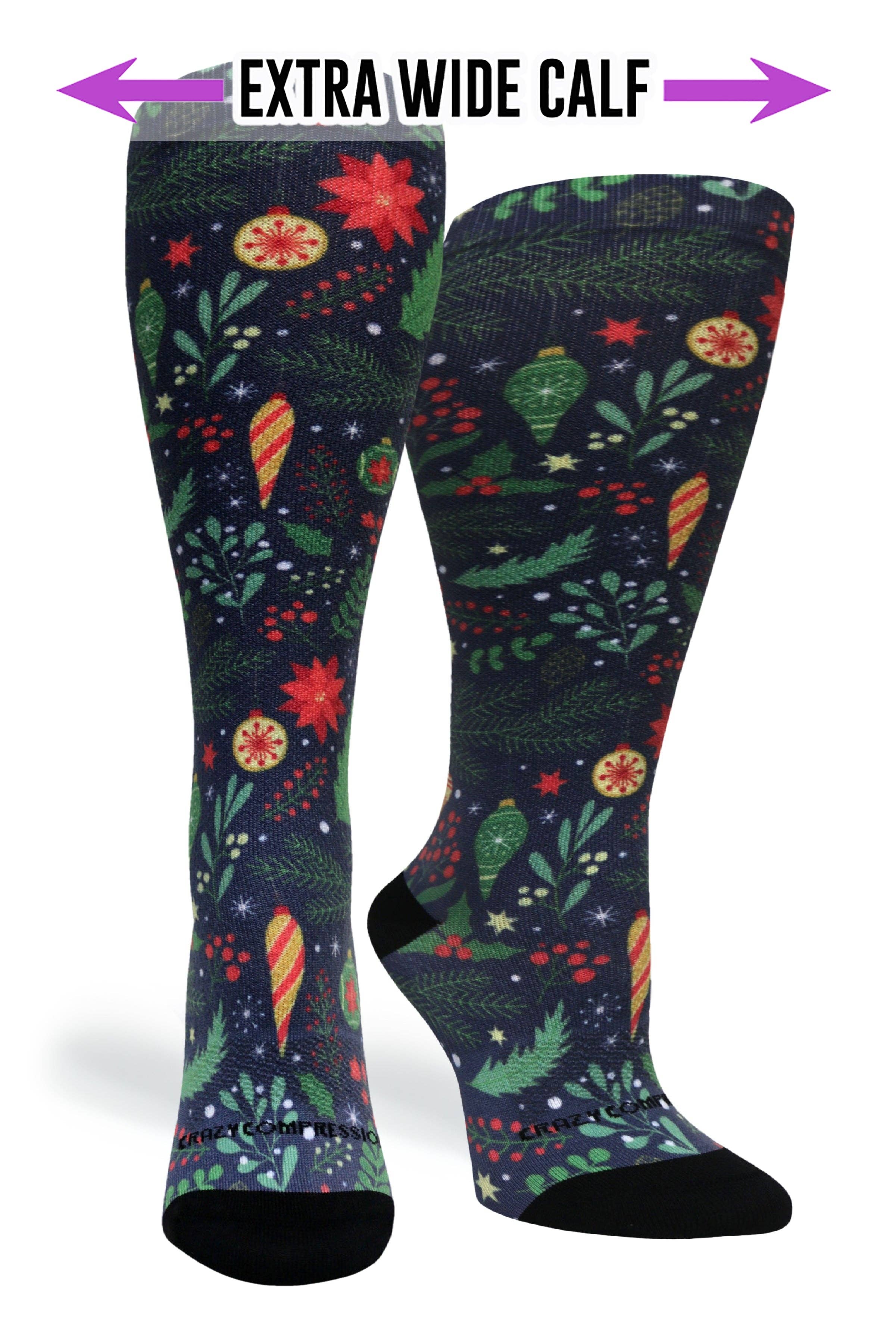 Crazy Compression - Wholesale Socks - Unisex - 360 Ornamental Night OTC Compression Socks (Standard & Extra Wide)1