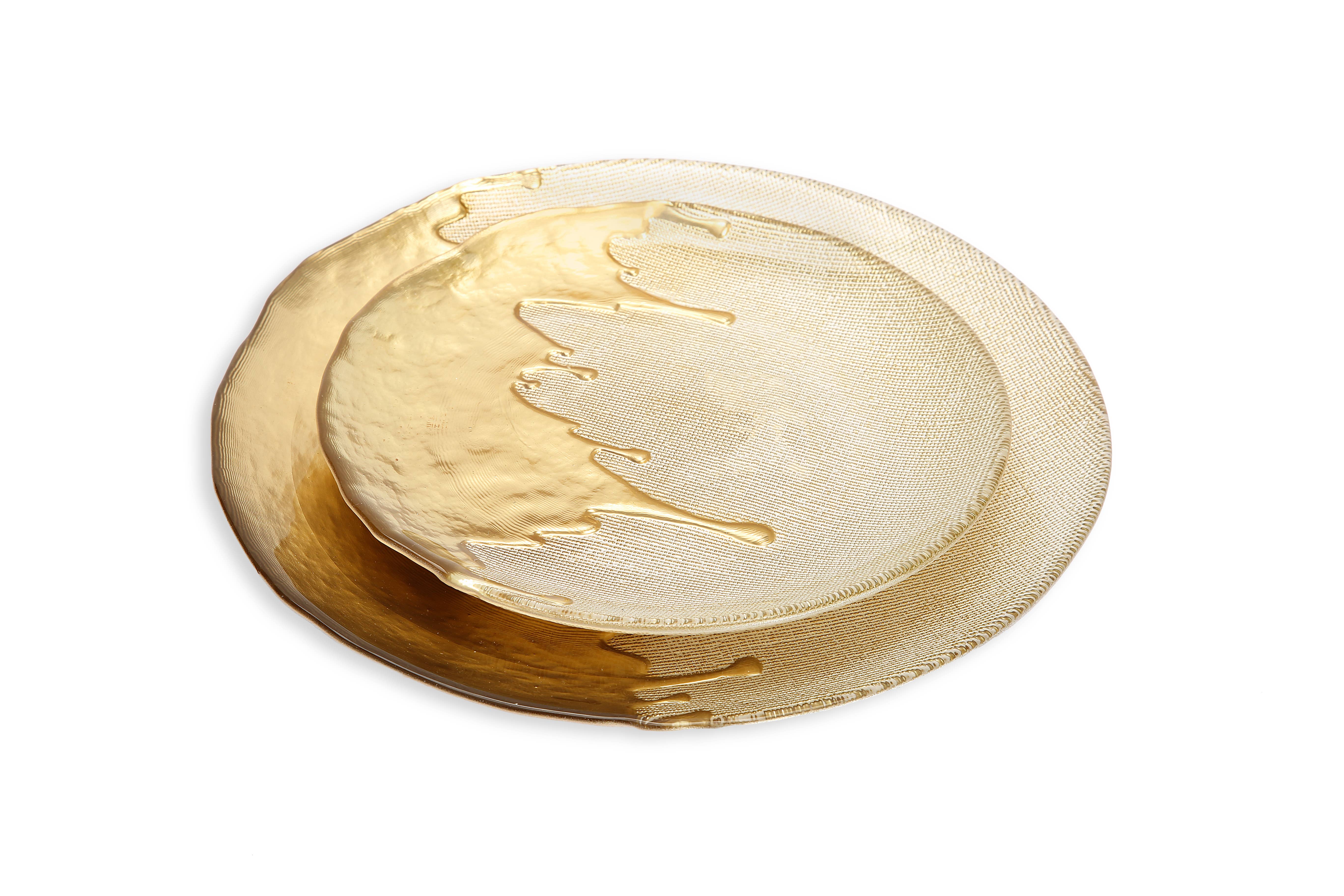 CLASSIC TOUCH DECOR INC. - Wholesale Bowl - 6"D Gold Dipped Dessert Bowl1