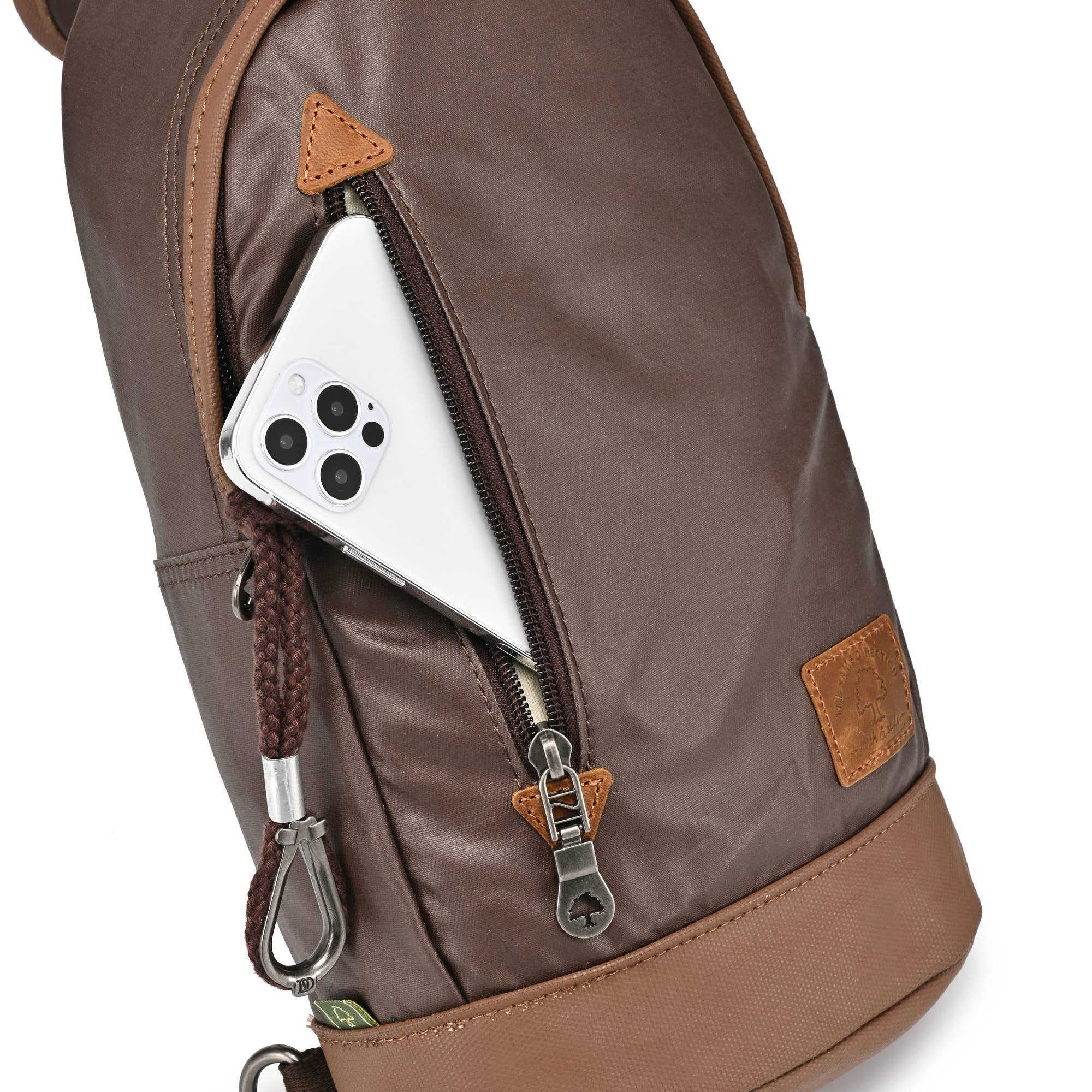 TSD Brand – Engroshandel Crossbodytaske - Dame – Urban Light Coated lærred slynge taske54