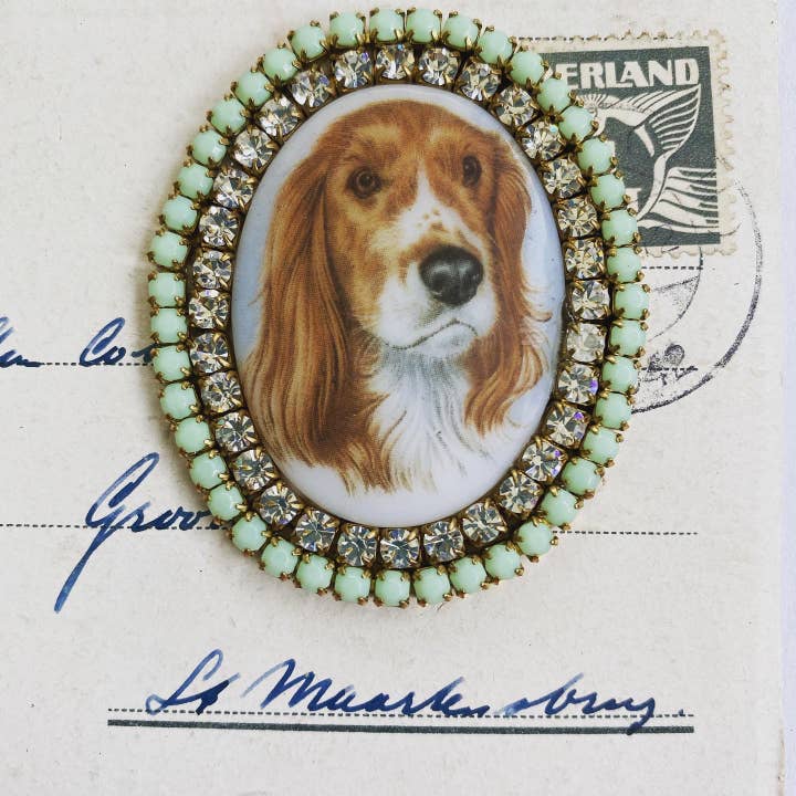 Tezeè - Wholesale Brooch - dog and cat rhinestone brooch