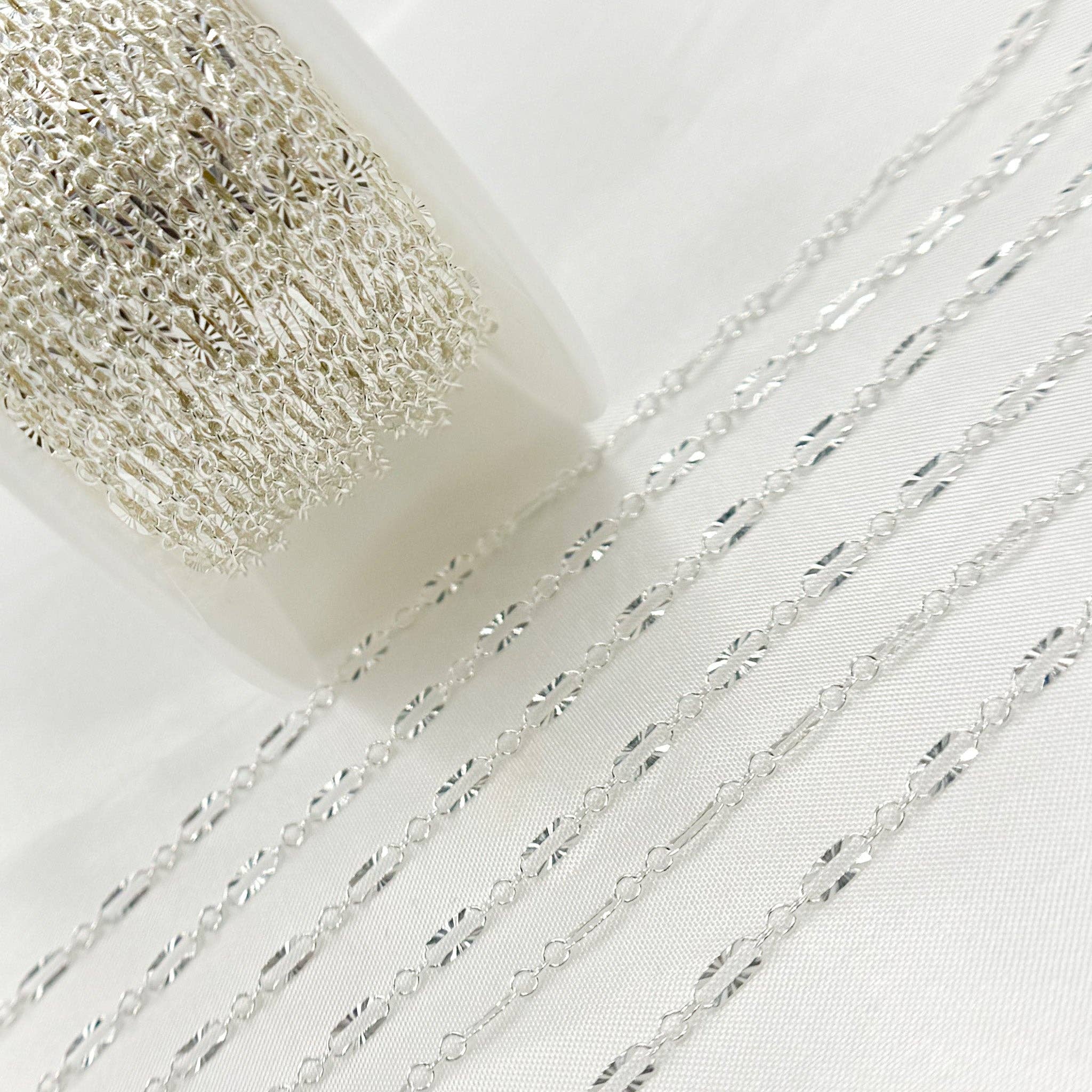 Tresor Jewelry Inc. - Wholesale Link & Chain Necklace - 163SBSS. Sterling Silver Diamond Cut Marina Link Chain4