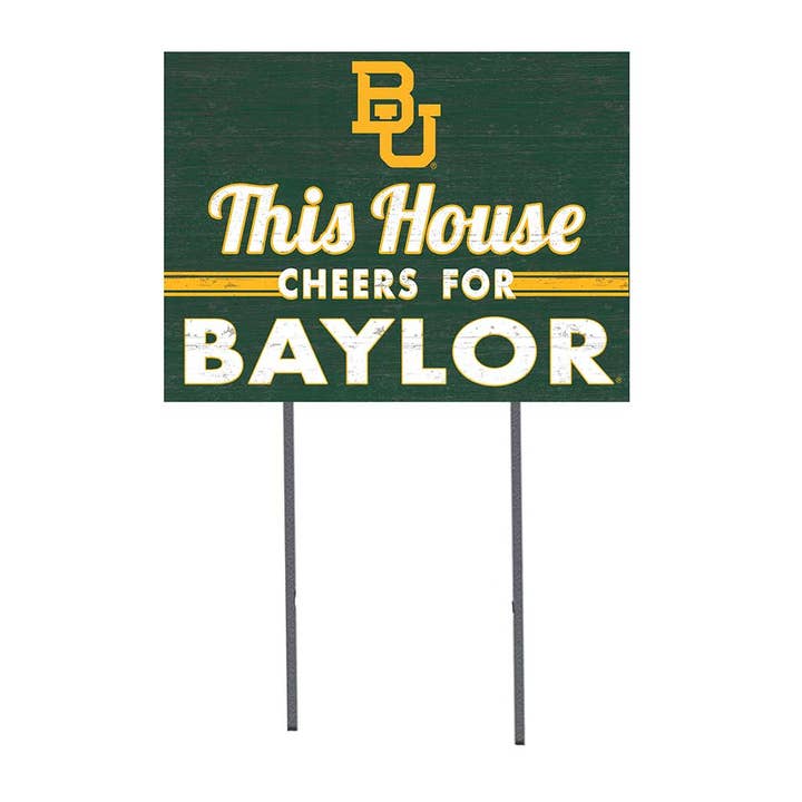 18x24 Lawn SN House Baylor Bears for wholesale by KH Sports Fan