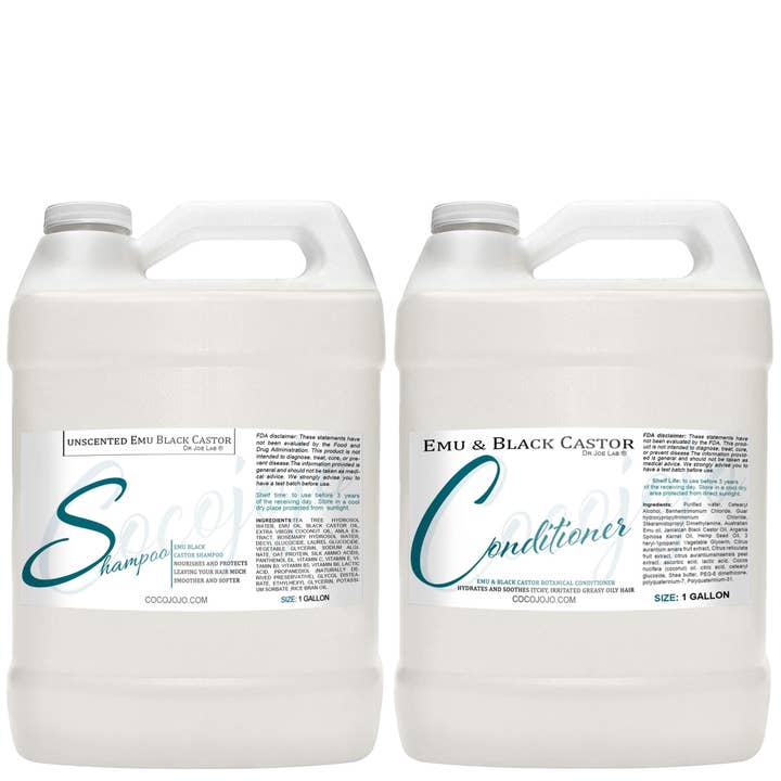 Coco jojo – wholesale 2-i-1 schampo och balsam - Herr – Emu Black Castor schampo och balsam