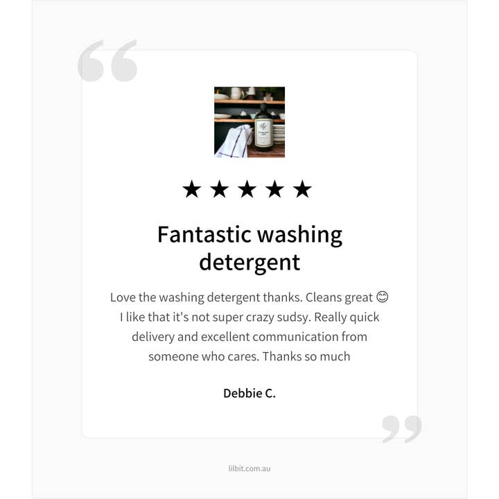 Lil'Bit Better - Wholesale Dish Soap - May Chang & Clementine Dishwashing Liquid 500ml