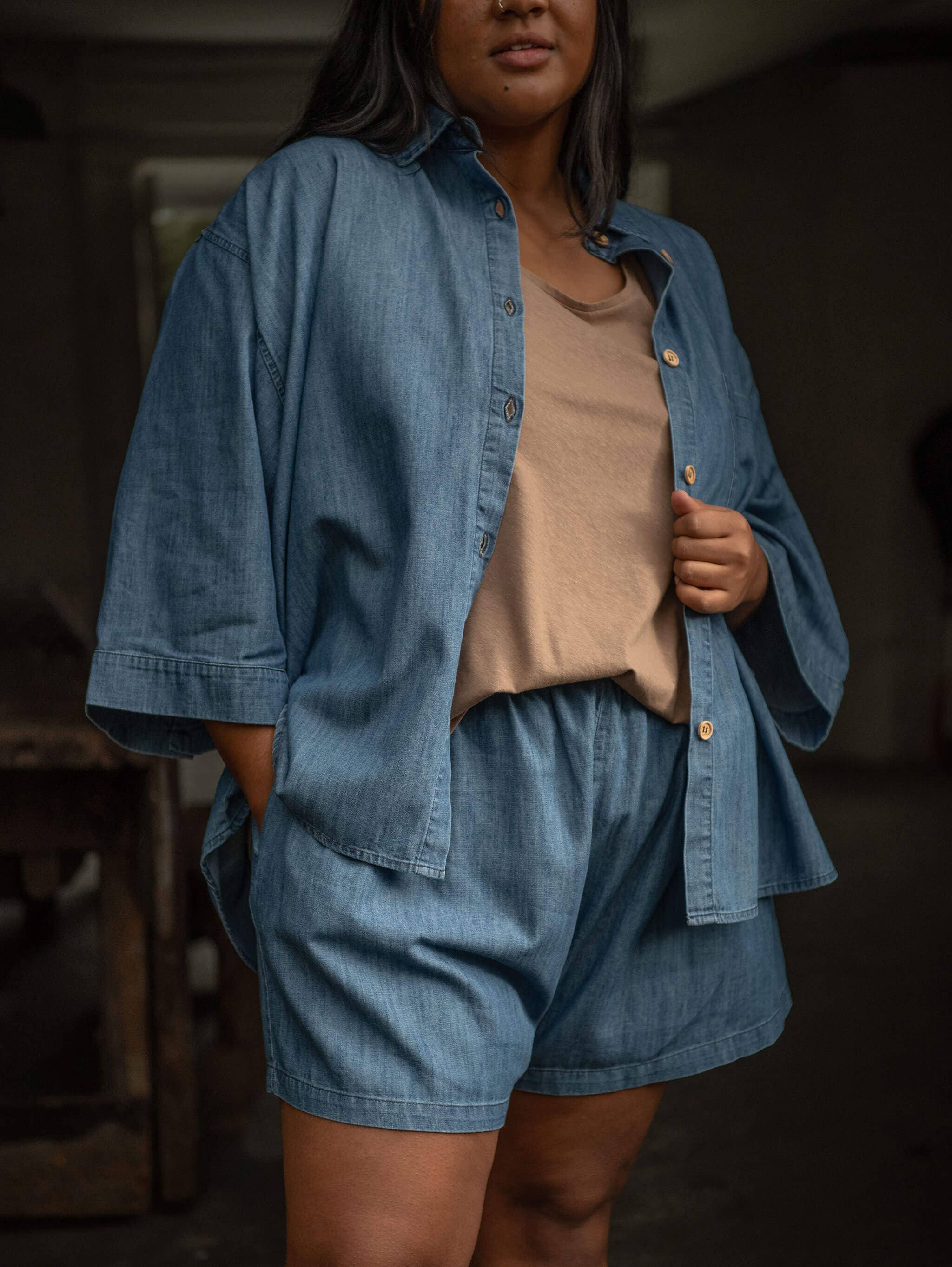 The Chambray Denim Shirt for wholesale on Faire10