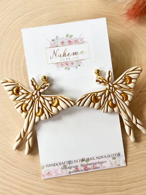 Luna Moths for wholesale by Nahema Clay Co.