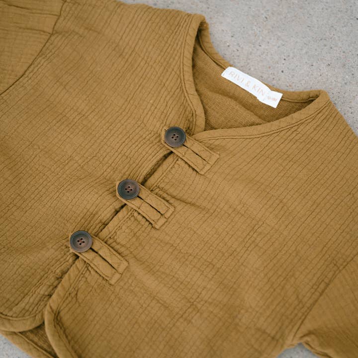 Rivi & Kin - Wholesale Jacket - Kids - Quilted Jacket - Olive1