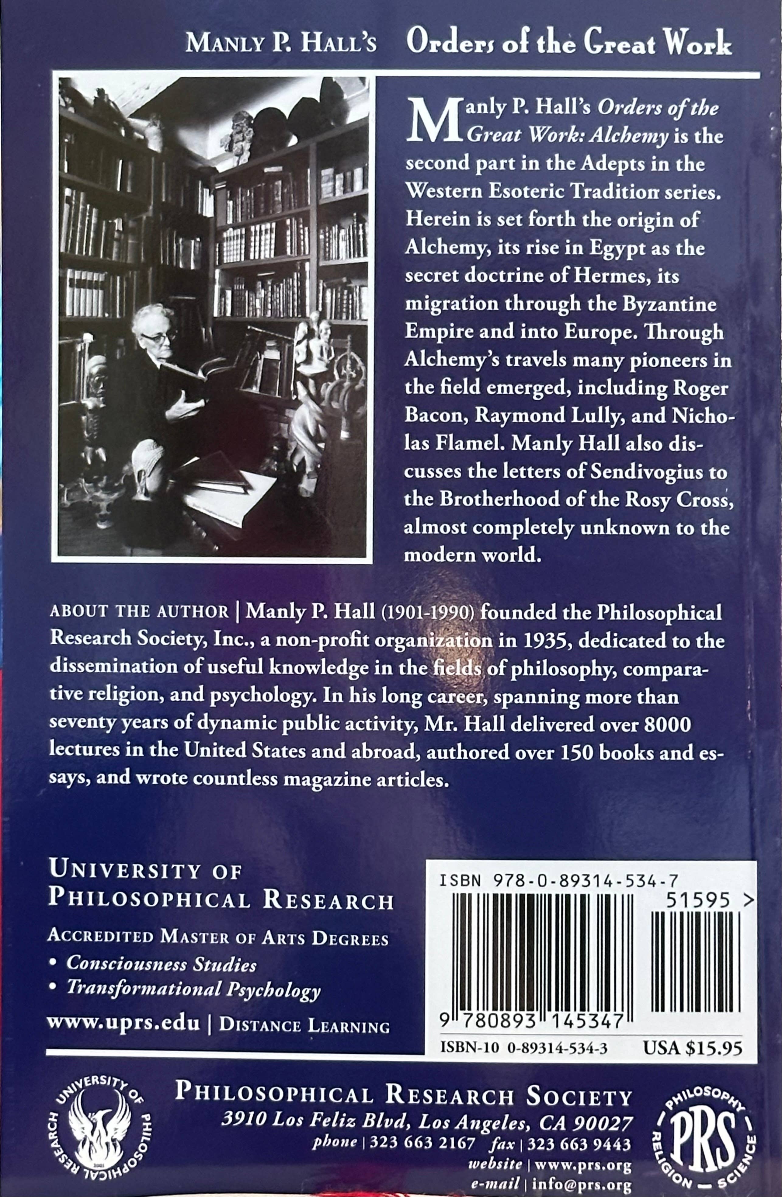 PRS Bookstore - Vendita all'ingrosso Filosofia - Ordini della Grande Opera: Alchimia8