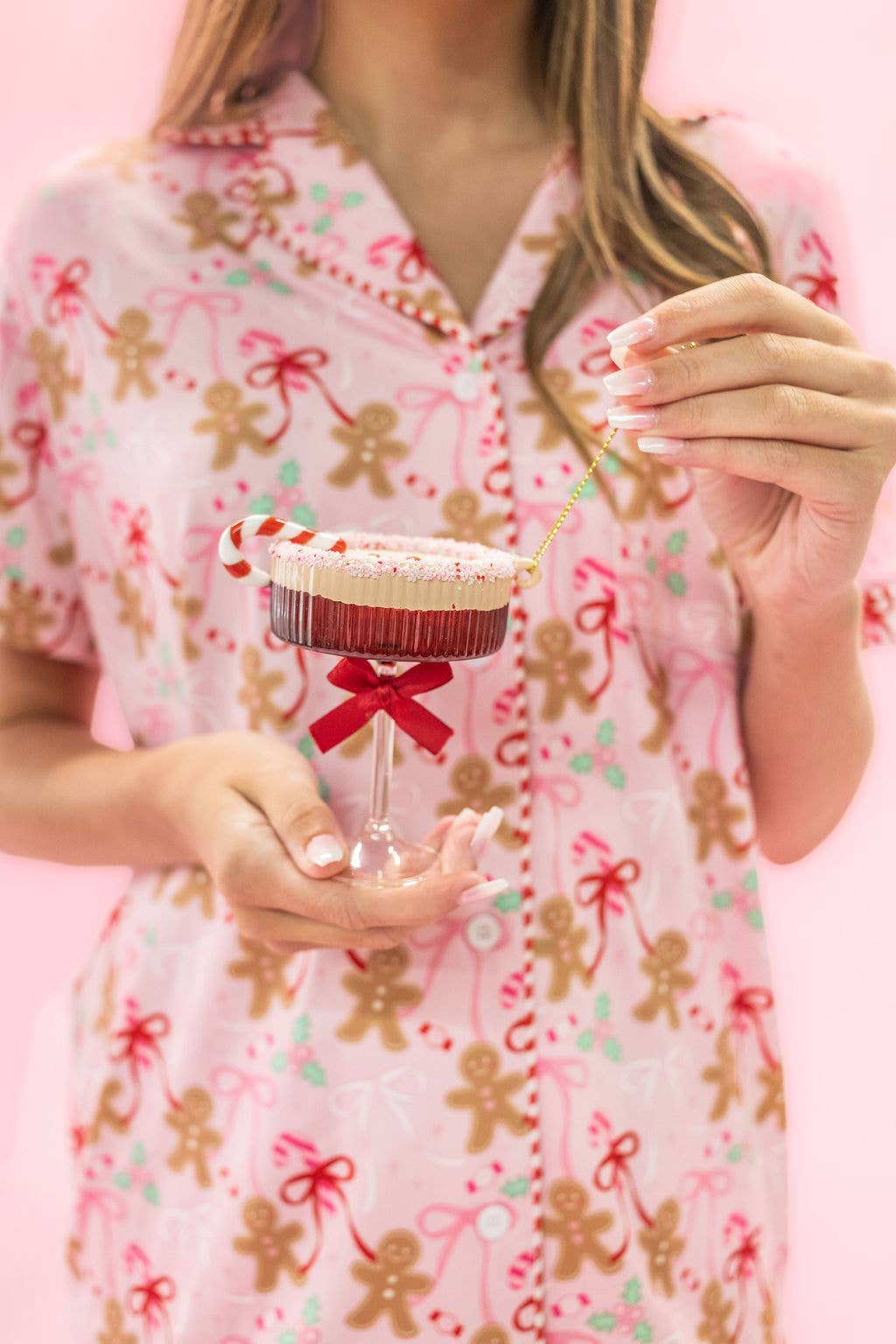 Rock Paper Scissors - Vente Objets de décoration - Ornement de Noël Espresso Martini - Traîneau-tini à la menthe poivrée1