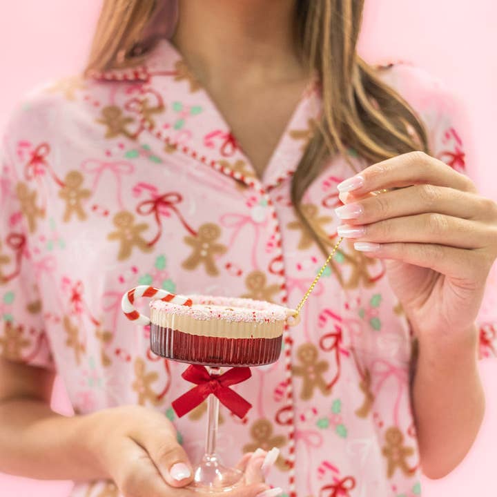 Rock Paper Scissors - Wholesale Ornament - Espresso Martini Christmas Ornament - Peppermint Sleigh-tini1