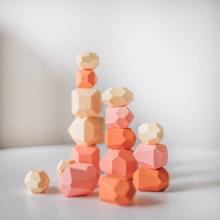 Mindful and Co Kids USA - Wholesale Wood Toy - Kids - Patience Pebbles
