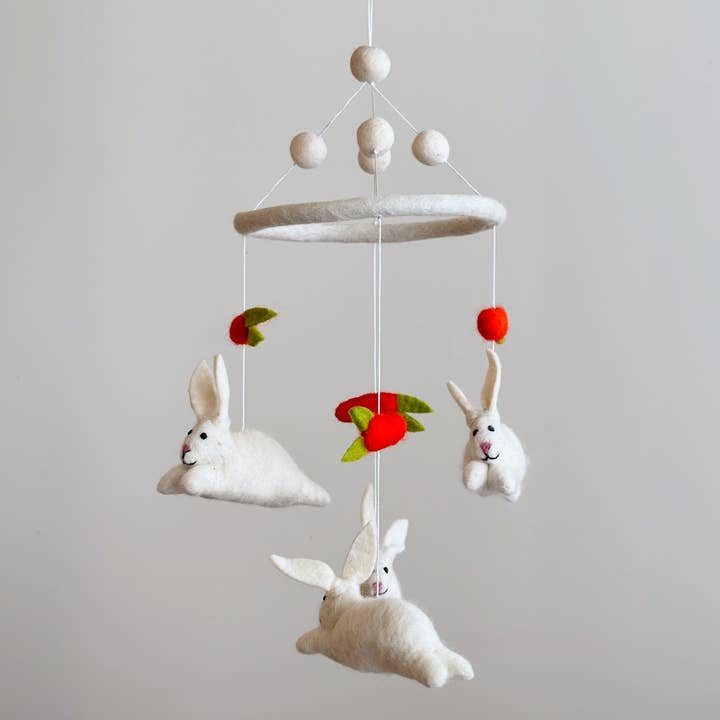 Ganapati - Wholesale Baby Mobile - Bunny Chasing Carrot Baby Mobile *SALE*