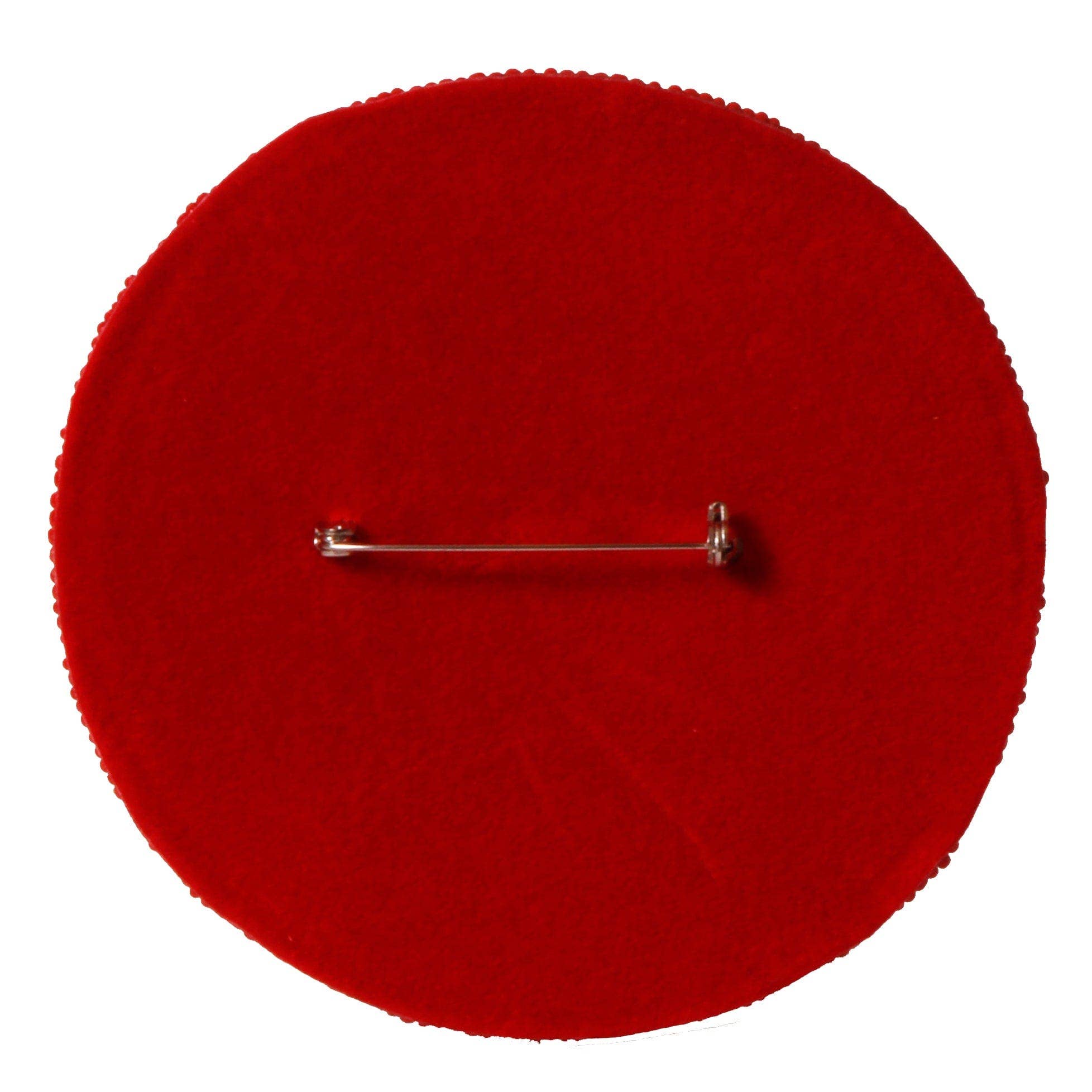 Desden - Wholesale Lapel Pin/Button - Alabama Roll Tide Beaded Button in Crimson and White by Desden1