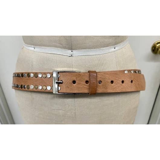 DAIRI - Wholesale Belt - Women's - Leather belt multi color studs