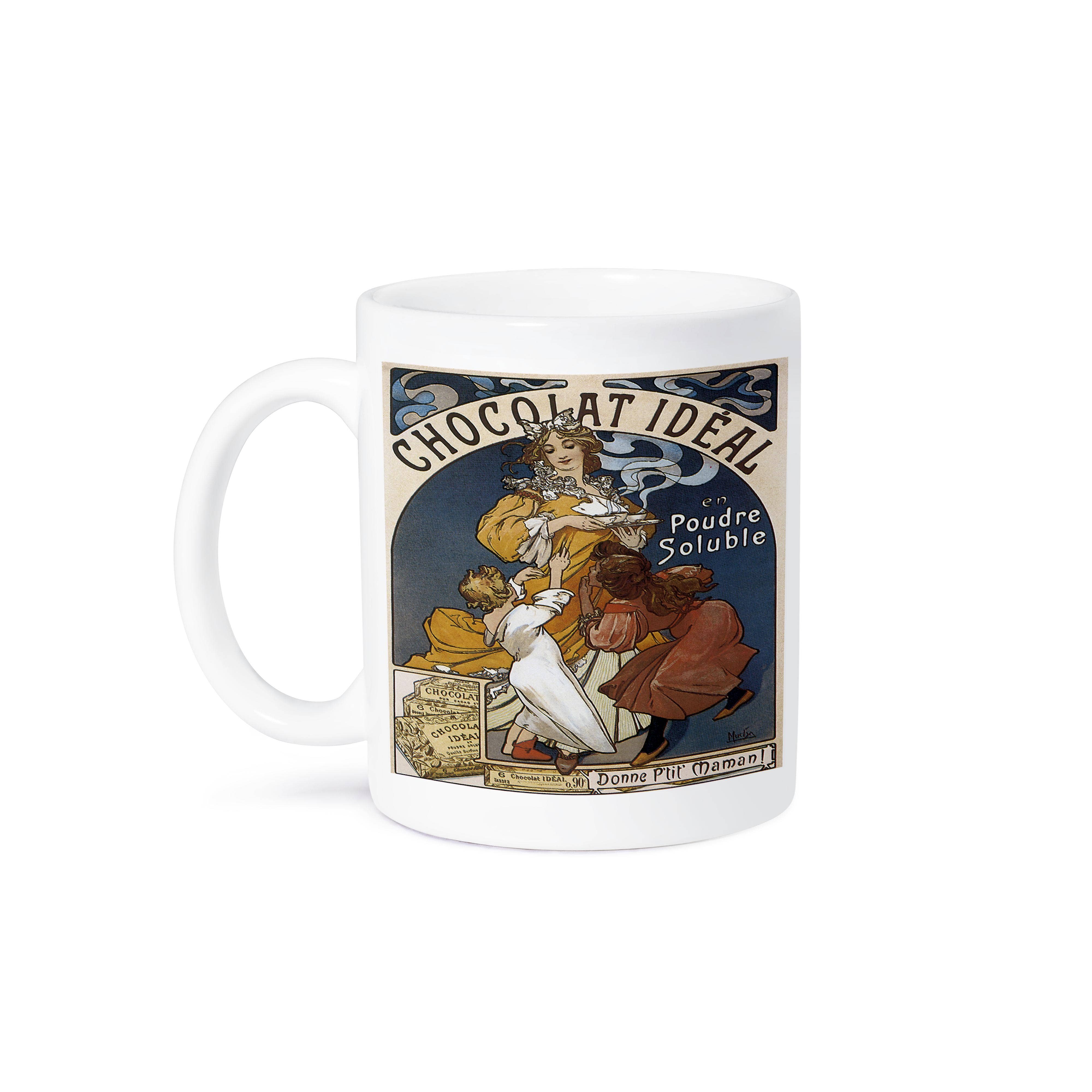 3dRose - Wholesale Coffee Mug - 3dRose, Vintage Chocolat Ideal French Chocolate Advertising Poster, Mug8