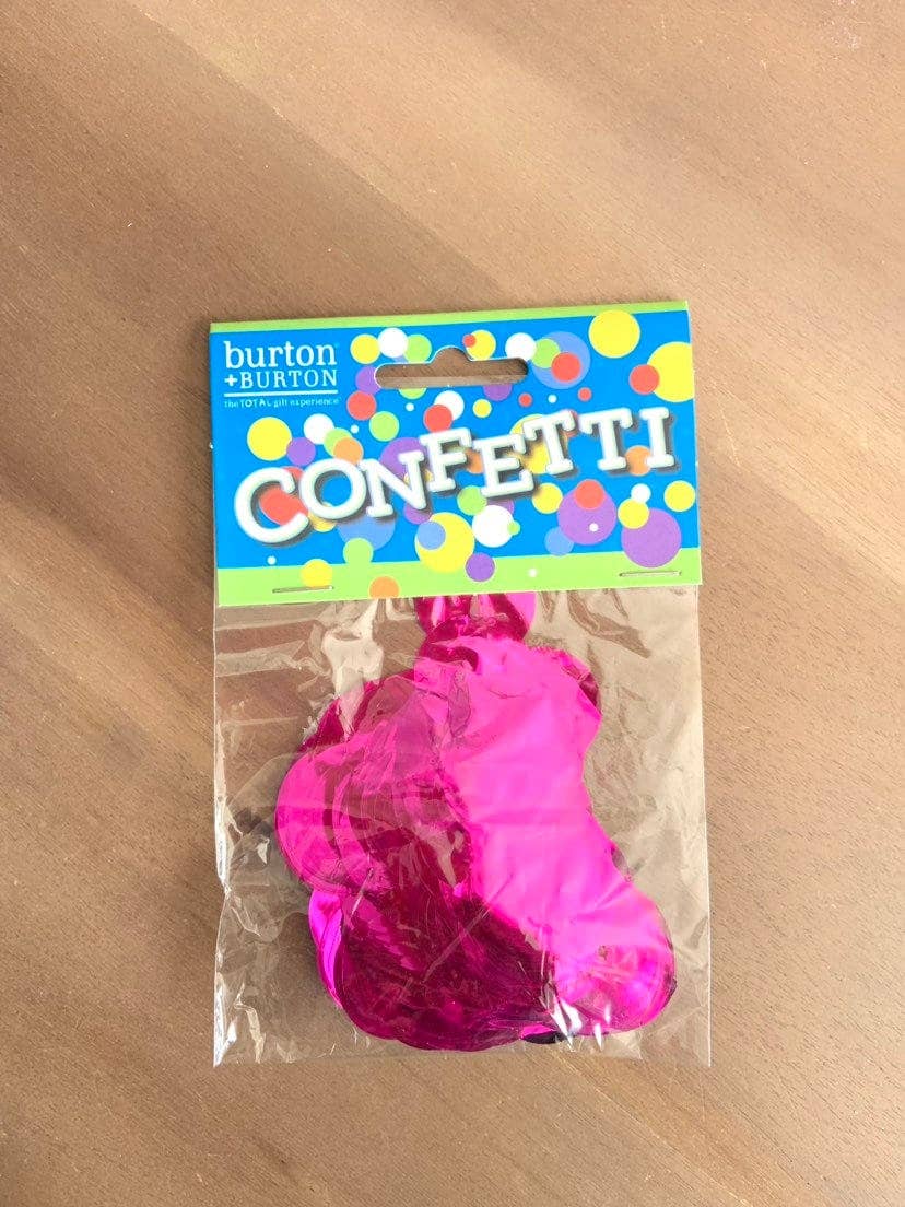Hullaballoons - Wholesale Confetti - Light Pink Confetti | Light Pink Gender Reveal Confetti 4
