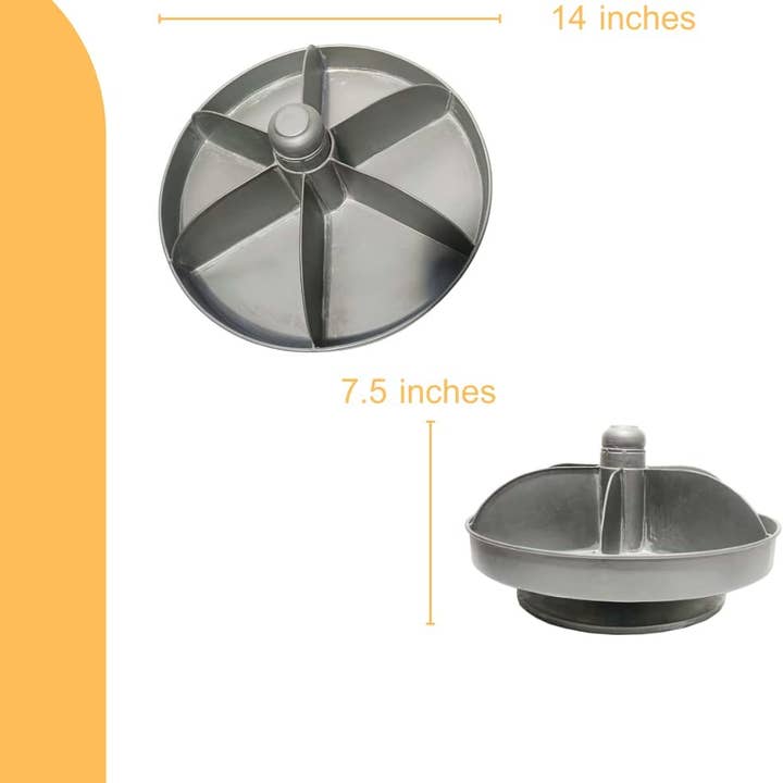 first of a kind - Wholesale Serving Tray - Metal Rotating Tray