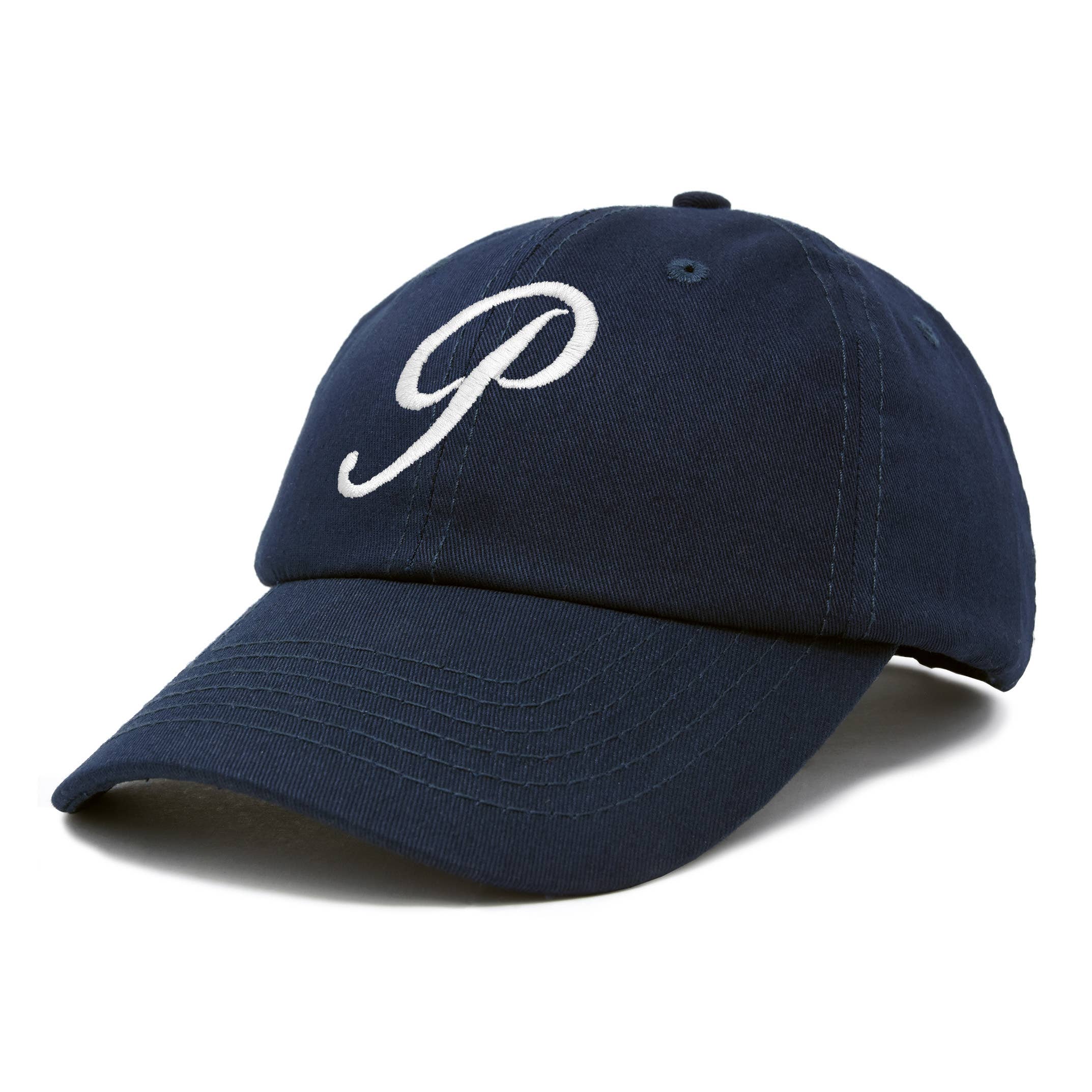 Dalix - Wholesale Baseball Cap - Women's - DALIX Initial Hat Letter P Womens Baseball Cap Monogram59