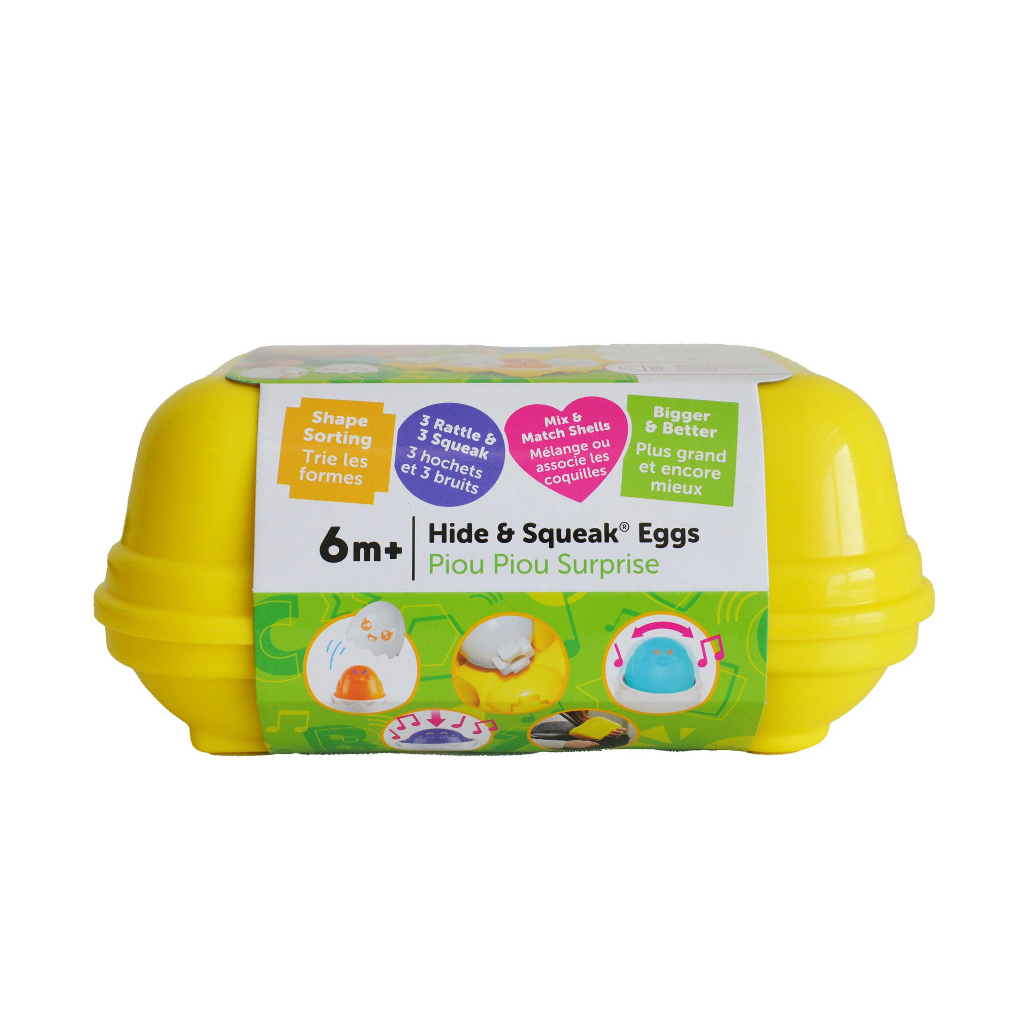 TOMY - Wholesale Classic Toy - Kids - TOMY Toomies New Hide and Squeak Eggs Toddler Toys1